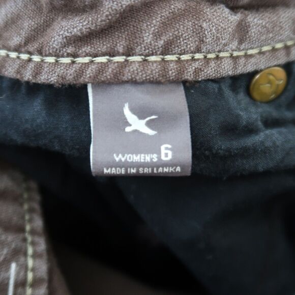 Eddie Bauer‎ Womens Bootcut Pants Size 6 Brown Curvy Fit Academia Preppy Gilmore - Picture 4 of 10